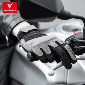 摩多狼摩托车骑行手套男四季通用防风防摔夏季透气机车女骑士装备